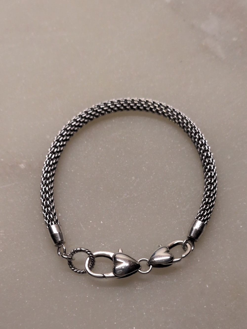 Sale!🔥 Like New! Brighton Beverly Glam Silver Mesh Bracelet 7.5" L - Picture 2 of 9